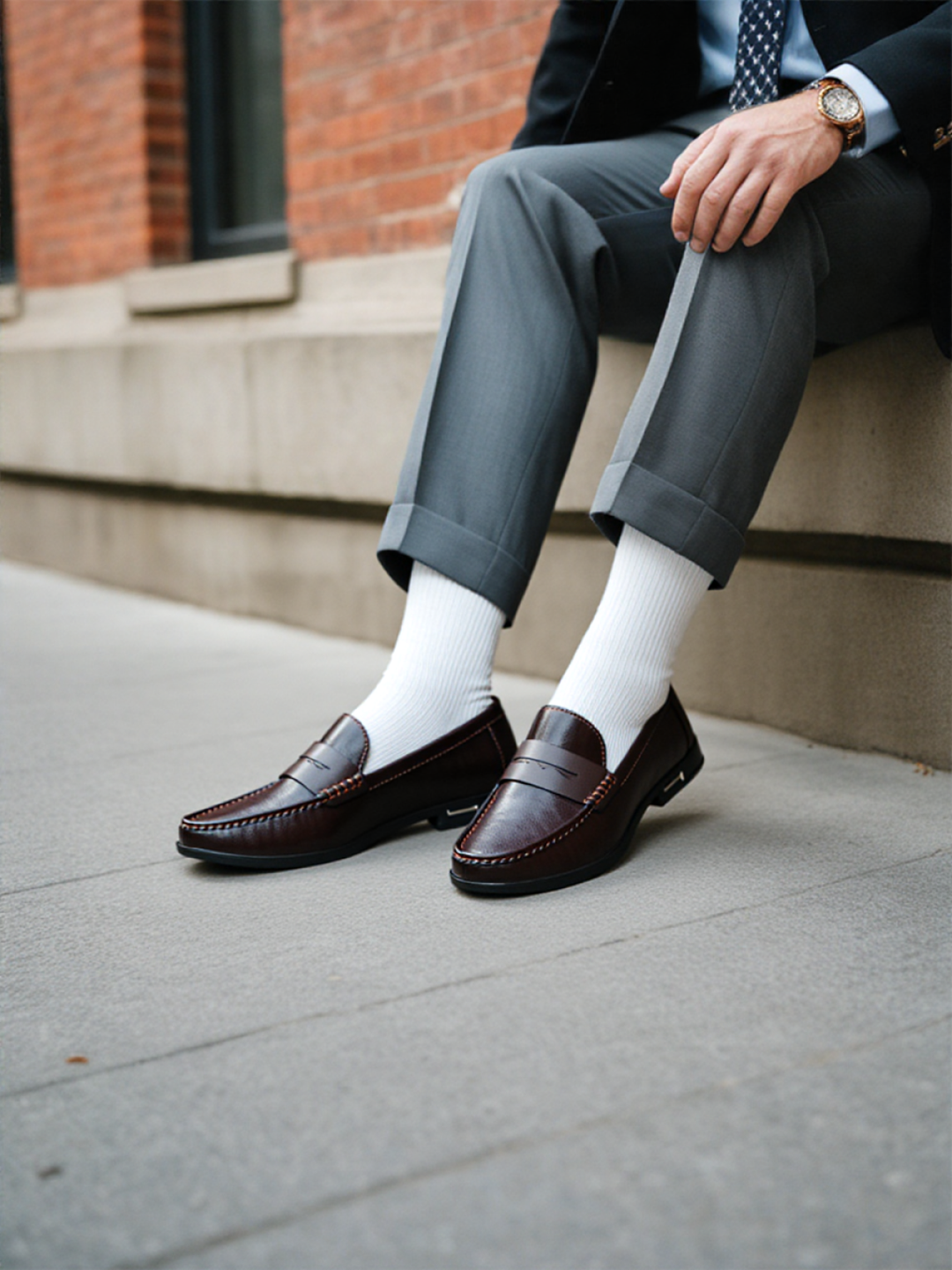 Guillermo - Zapatos de cuero auténtico