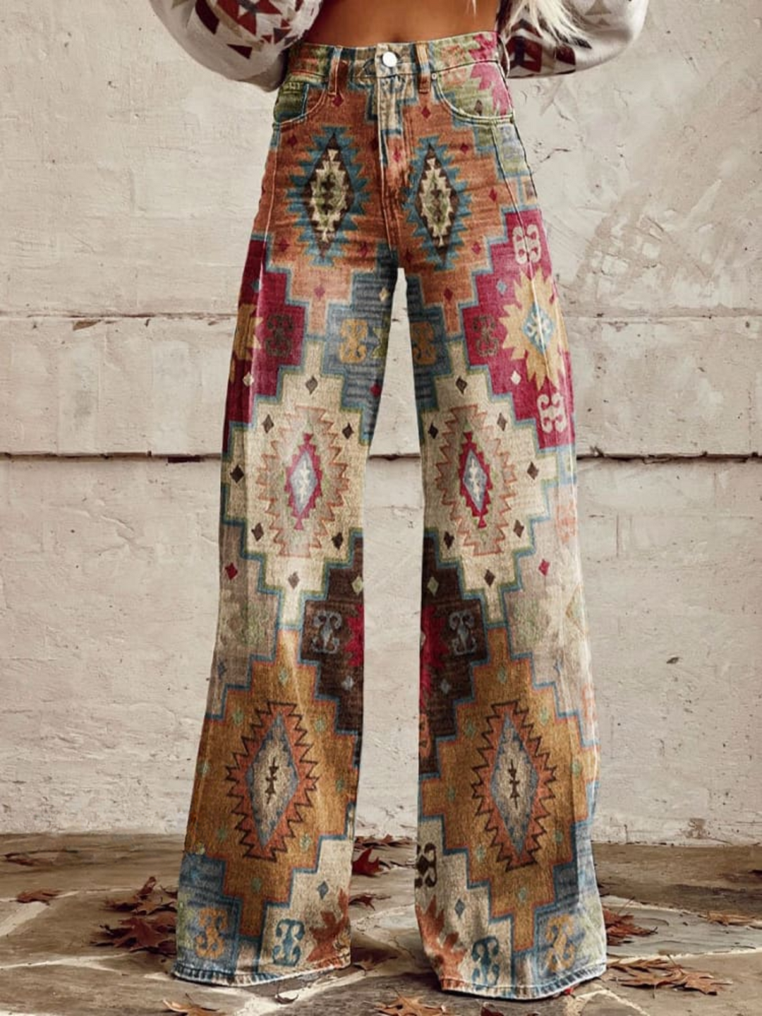 Lia - Pantalones Retro Elegantes