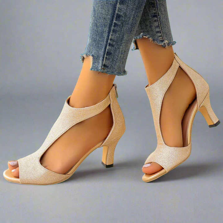 Heidrun - Sandalias elegantes y cómodas con tacón