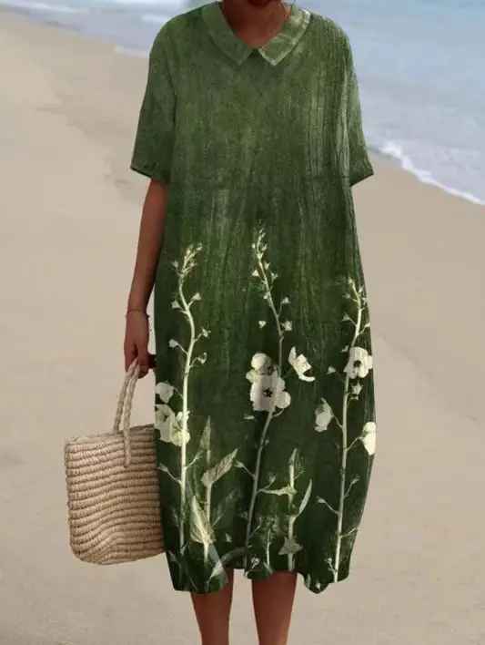 Lina | Vestido de Flores Vintage