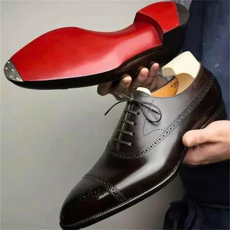 Mario - Zapatos Elegantes de Cuero