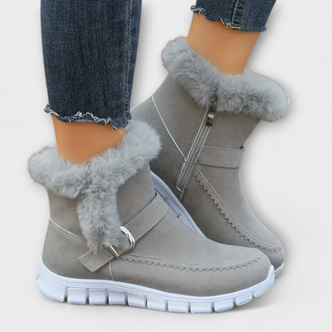 Anabel - Botas de tobillo cálidas y forradas