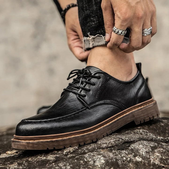 Simón - Zapatos de Cuero Verdadero
