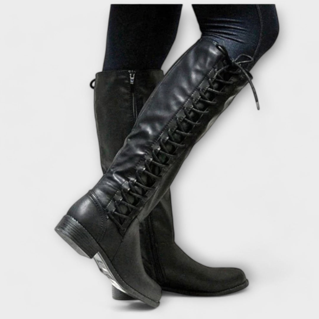 Lucía - Botines con cordones elegantes