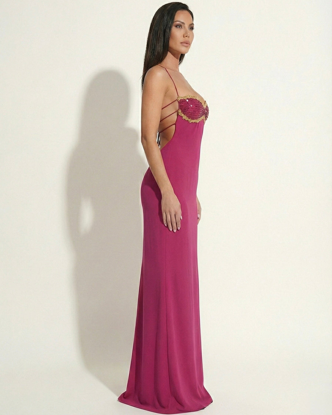 Vestido Sirena Rosa