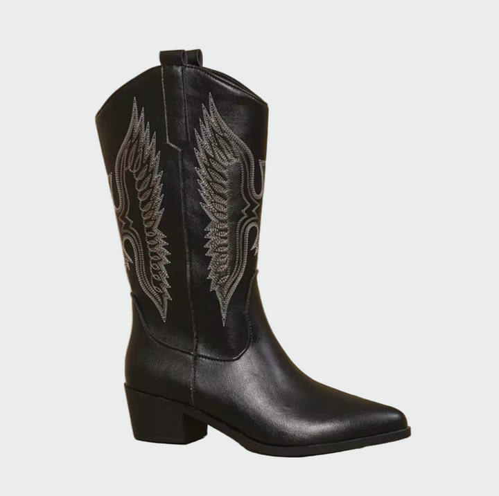 Botas de vaquero occidentales de piel