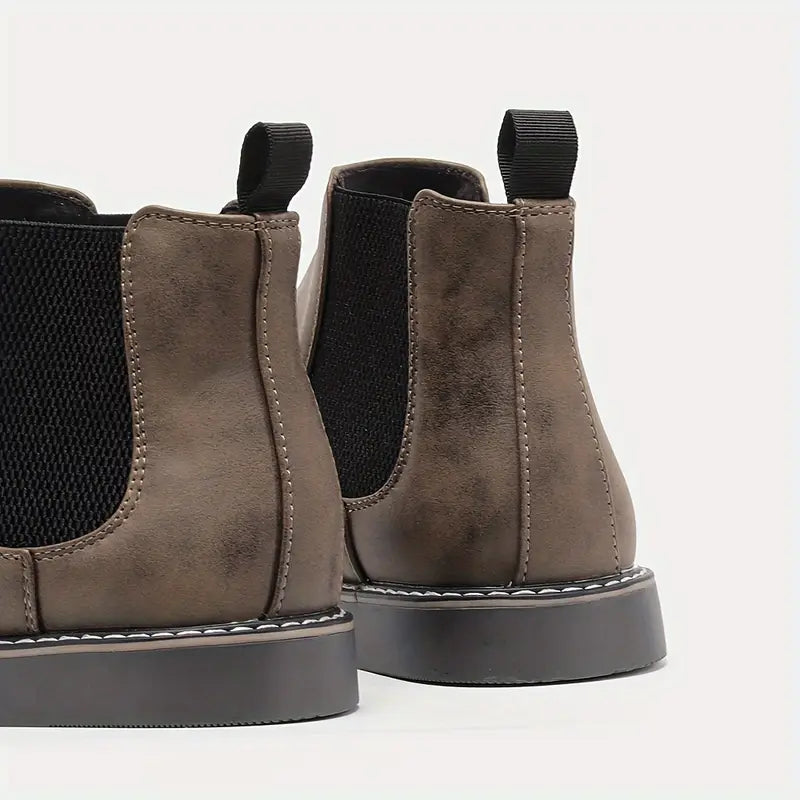 Dinis - Botines Chelsea de Cuero