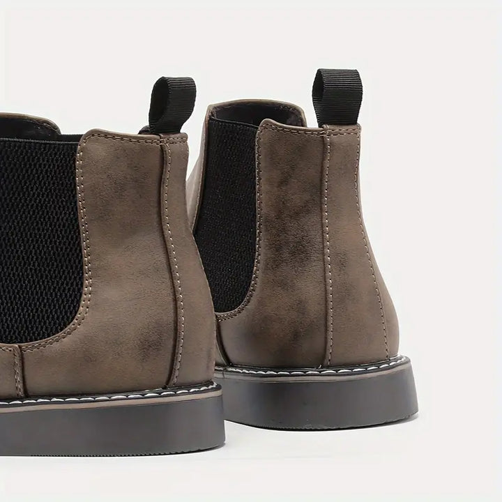 Dinis - Botines Chelsea de Cuero