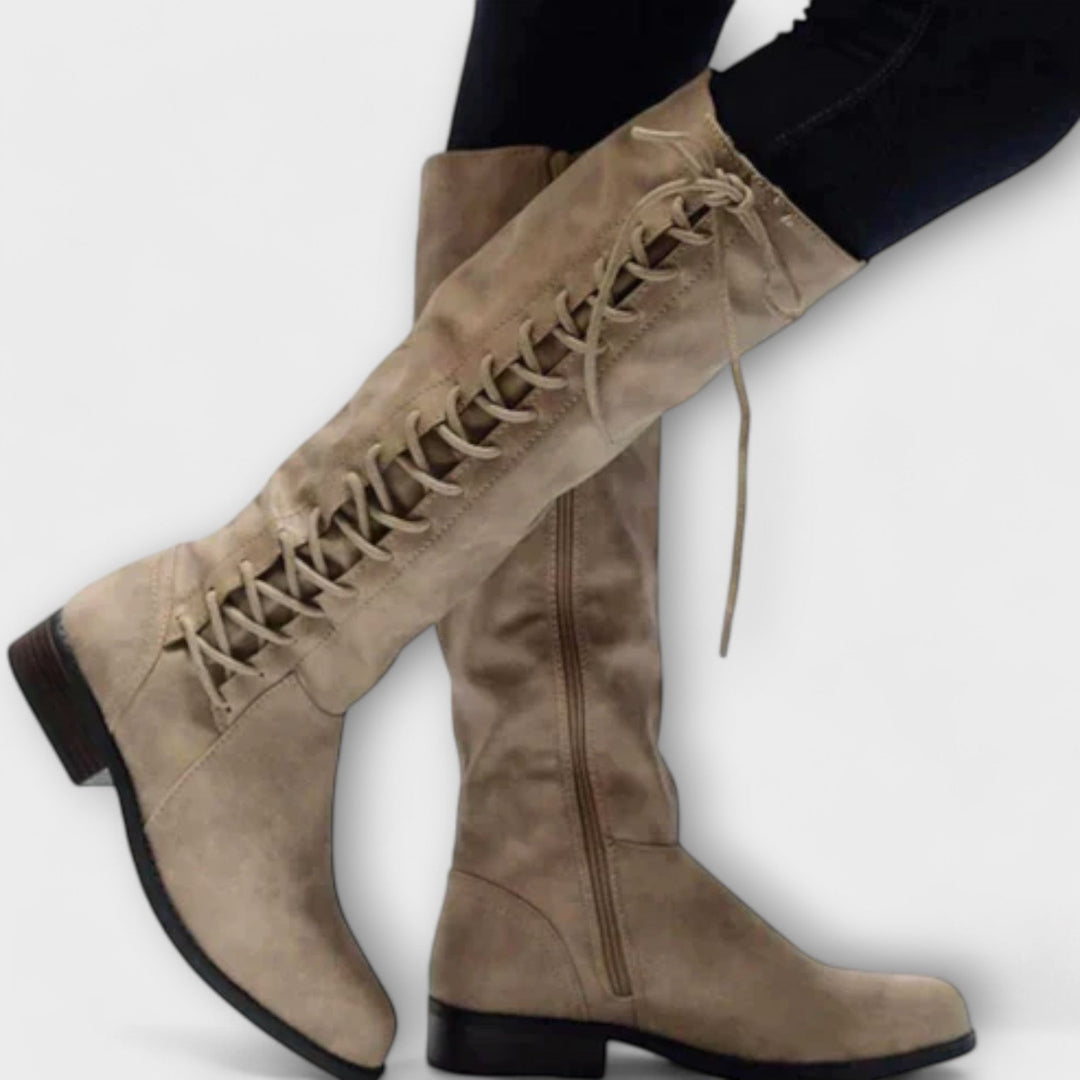 Lucía - Botines con cordones elegantes