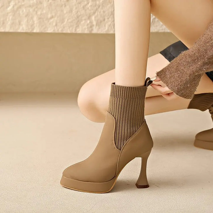 Eugenia - Botas con plataforma, Confort y Elegancia Femenina