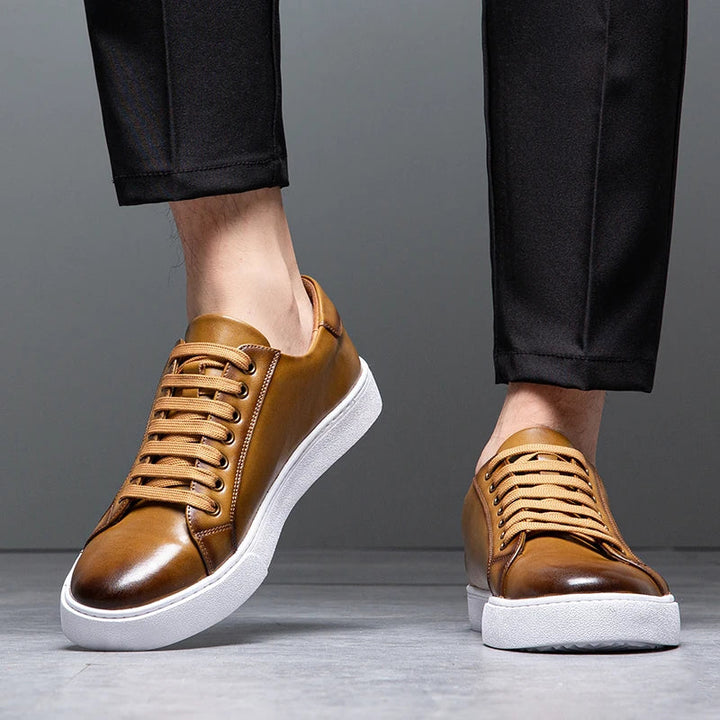 Gonzalo - Zapatillas de Cuero Italiano