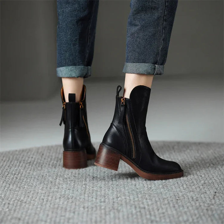 Clara - Botas de piel