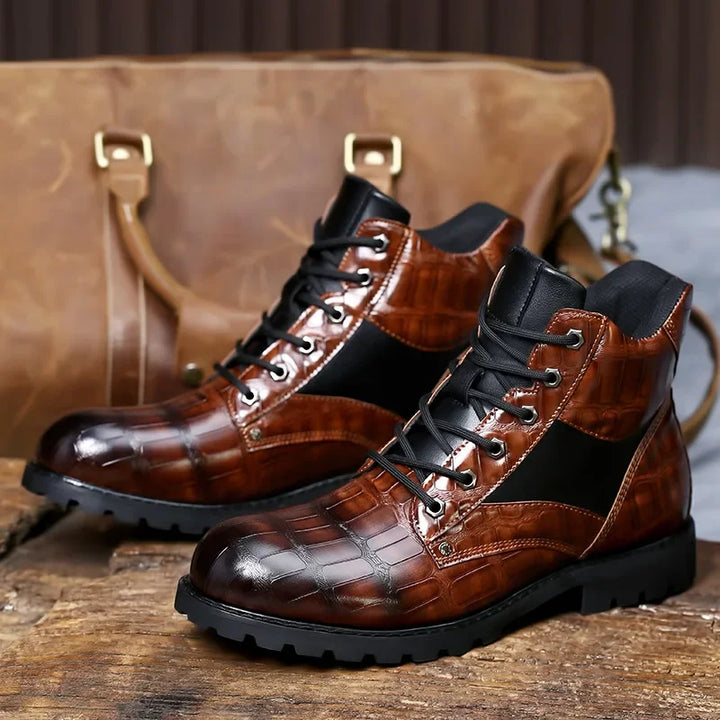 Alfonso - Botas de Cuero de Cocodrilo