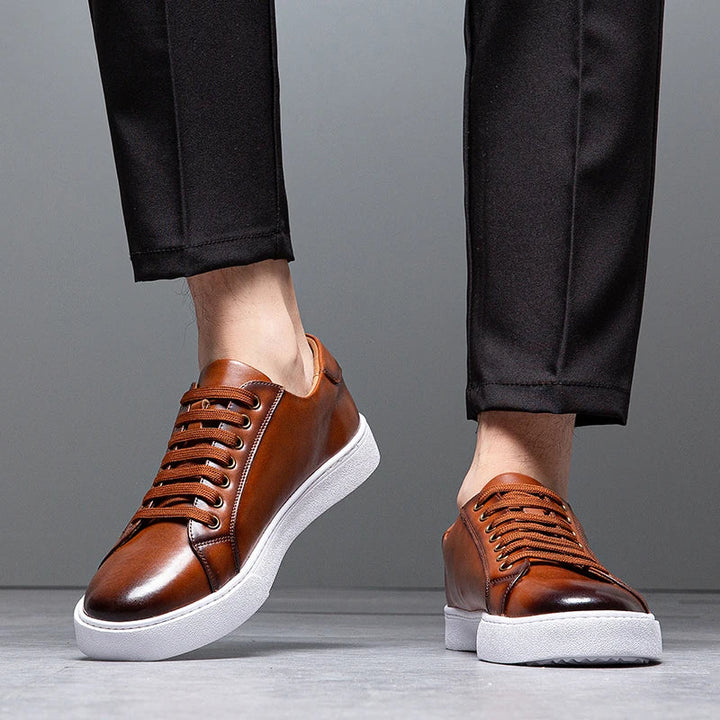 Gonzalo - Zapatillas de Cuero Italiano