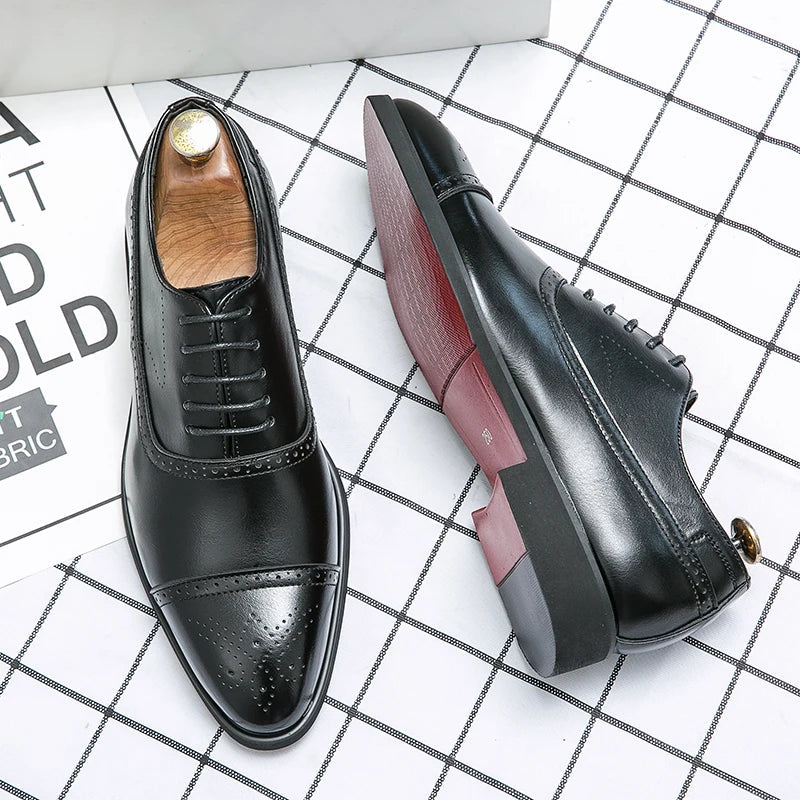 Mario - Zapatos Elegantes de Cuero
