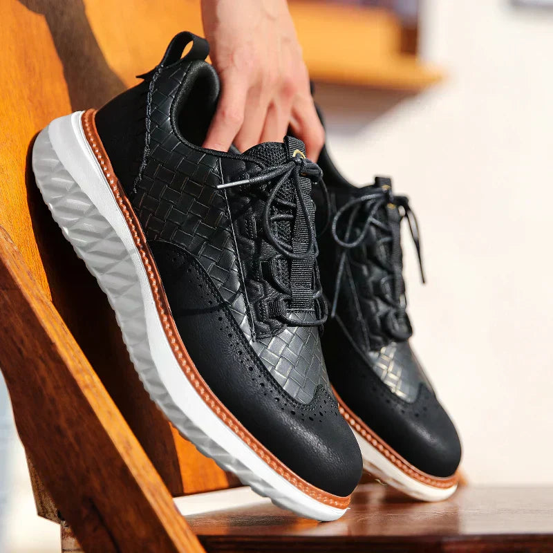 Salvador - Zapatillas de Cuero Oxford