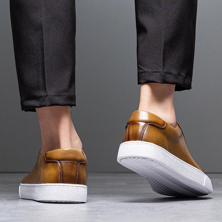 Gonzalo - Zapatillas de Cuero Italiano