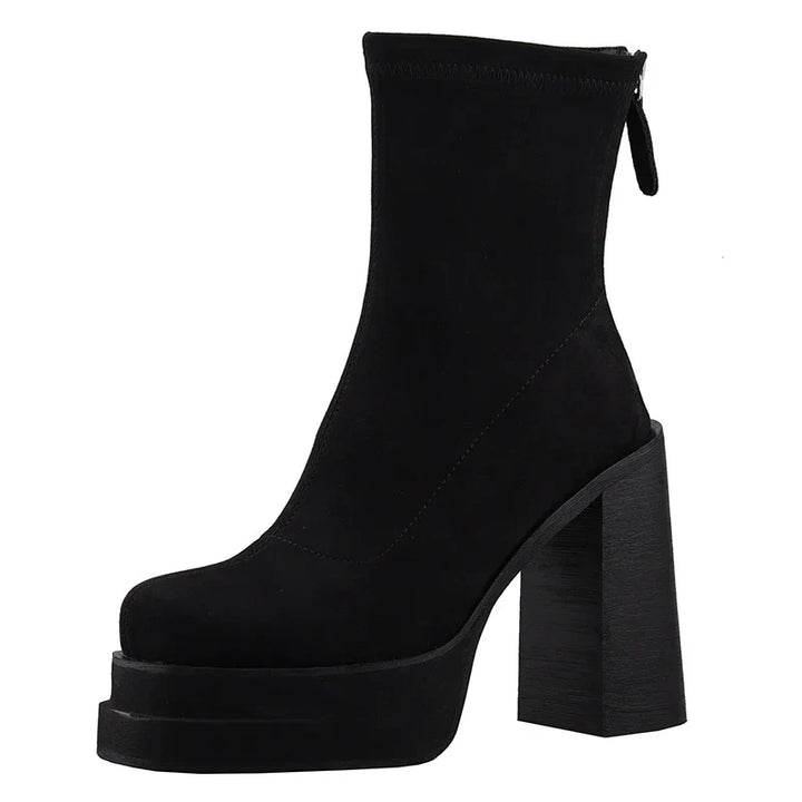 Olga - Botas con estilo moderno y la comodidad del ante