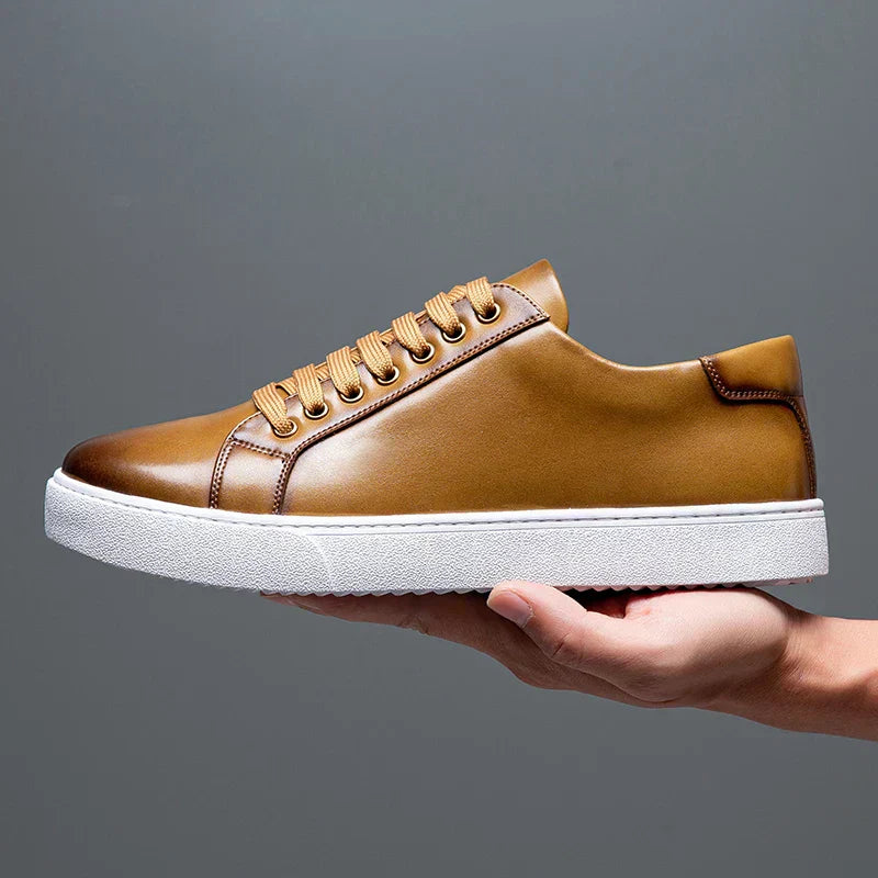 Gonzalo - Zapatillas de Cuero Italiano