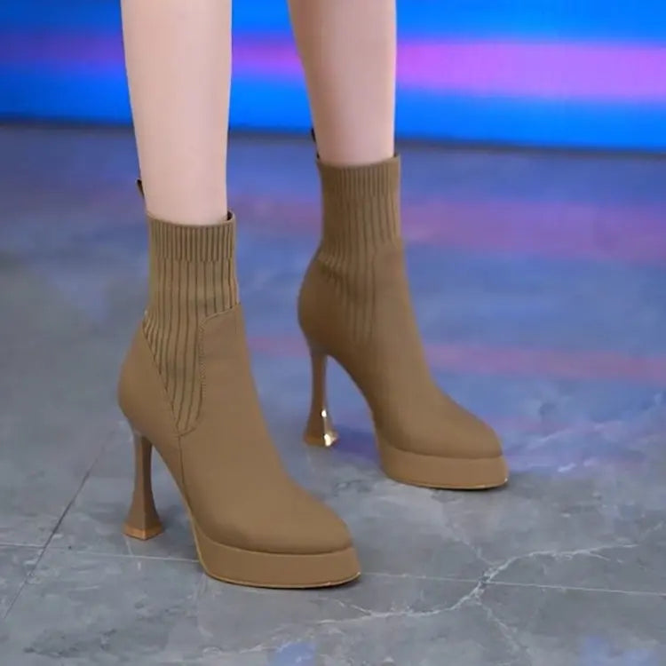 Eugenia - Botas con plataforma, Confort y Elegancia Femenina