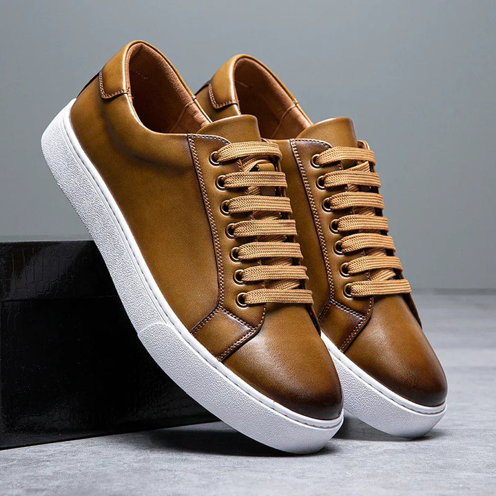 Gonzalo - Zapatillas de Cuero Italiano