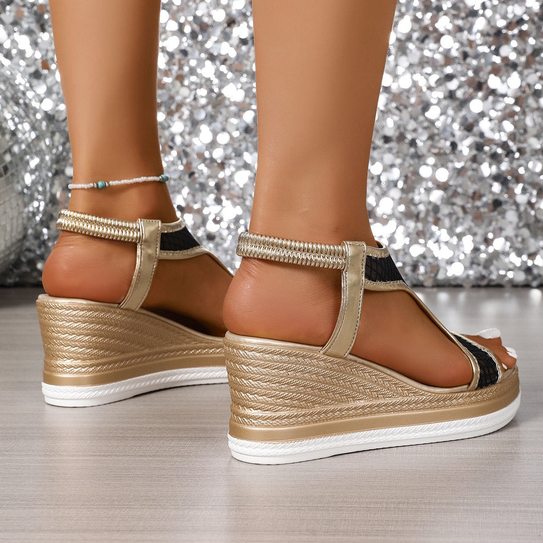 Émiline | Sandalia de Tacón Cuña