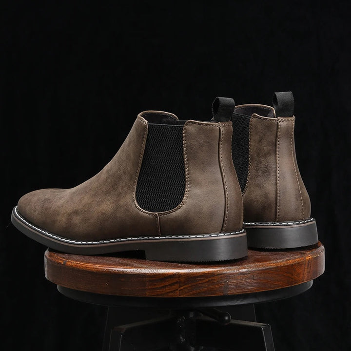 Dinis - Botines Chelsea de Cuero