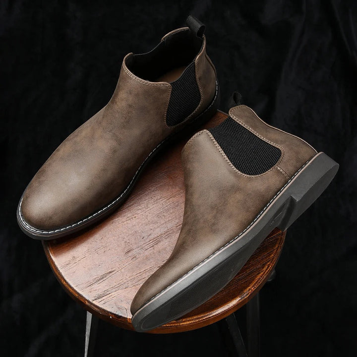 Dinis - Botines Chelsea de Cuero